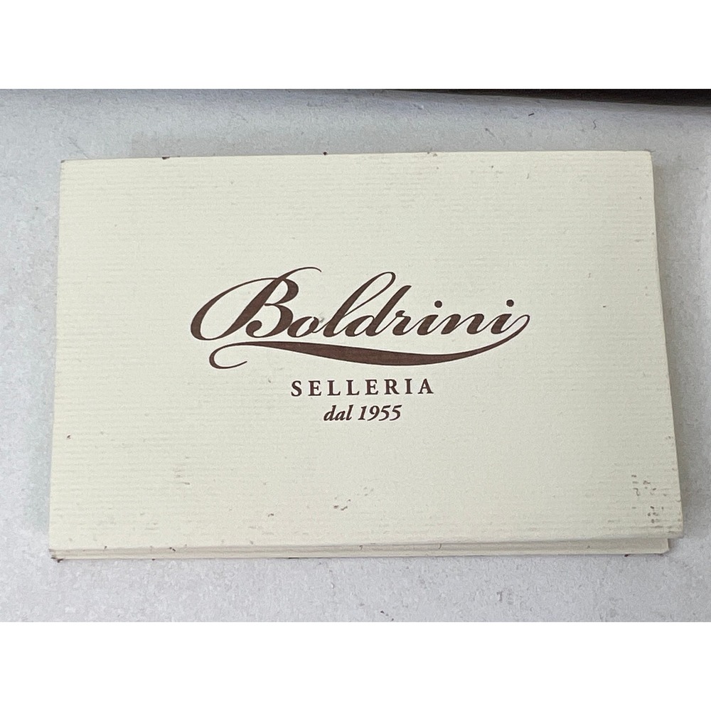 Boldrini Selleria Genuine Leather Clutch Made in Italy Brown Envelope‎ Bag - Picture 7 of 13